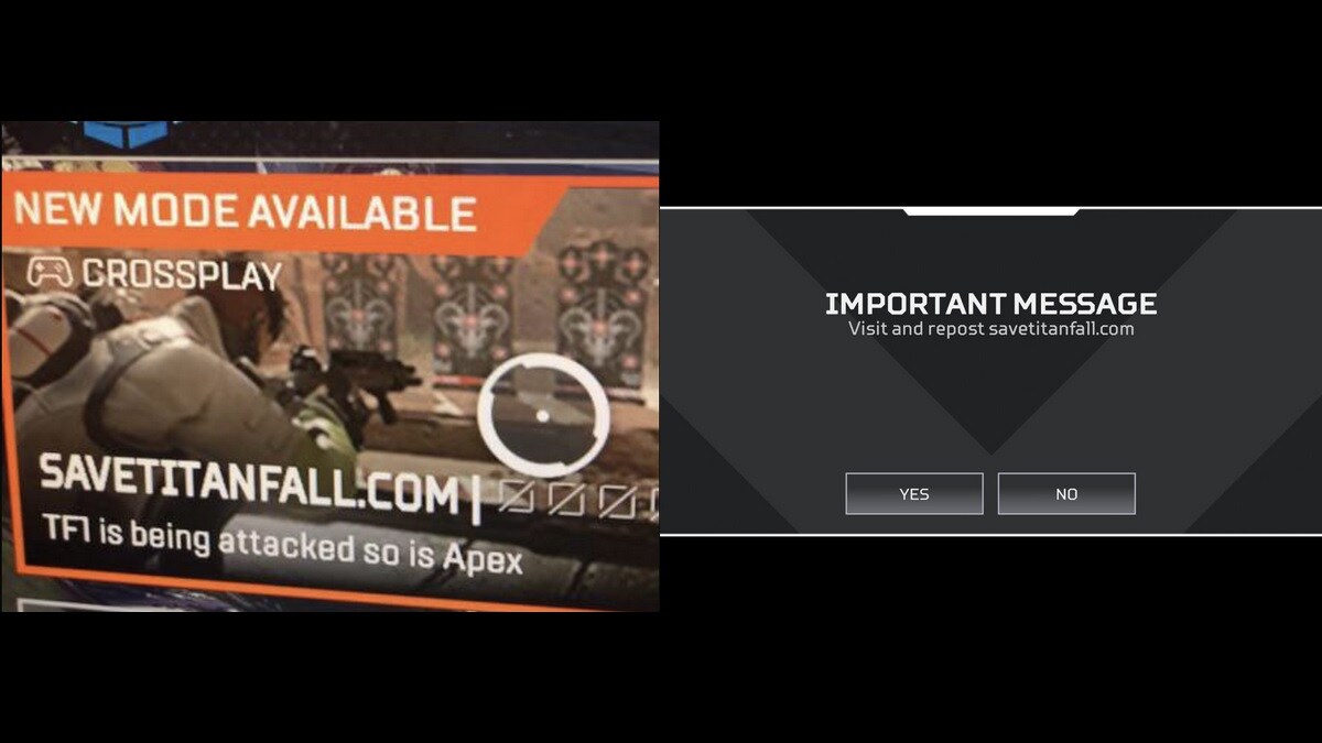 Apex Legends Servers Hacked to Protest Titanfall Hacks, Respawn Says It