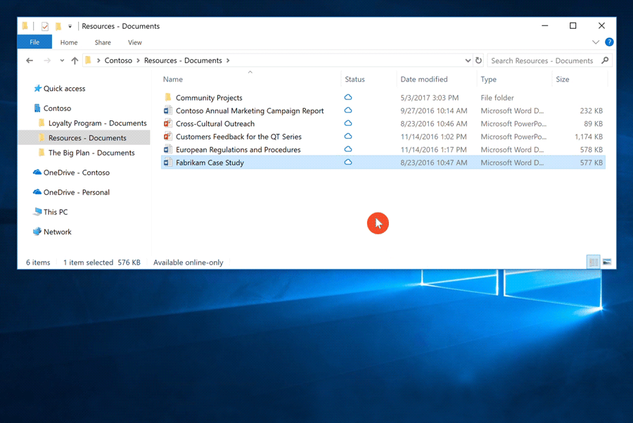 OneDrive for Windows 10 Will Download Files on Demand, Freeing Up Space