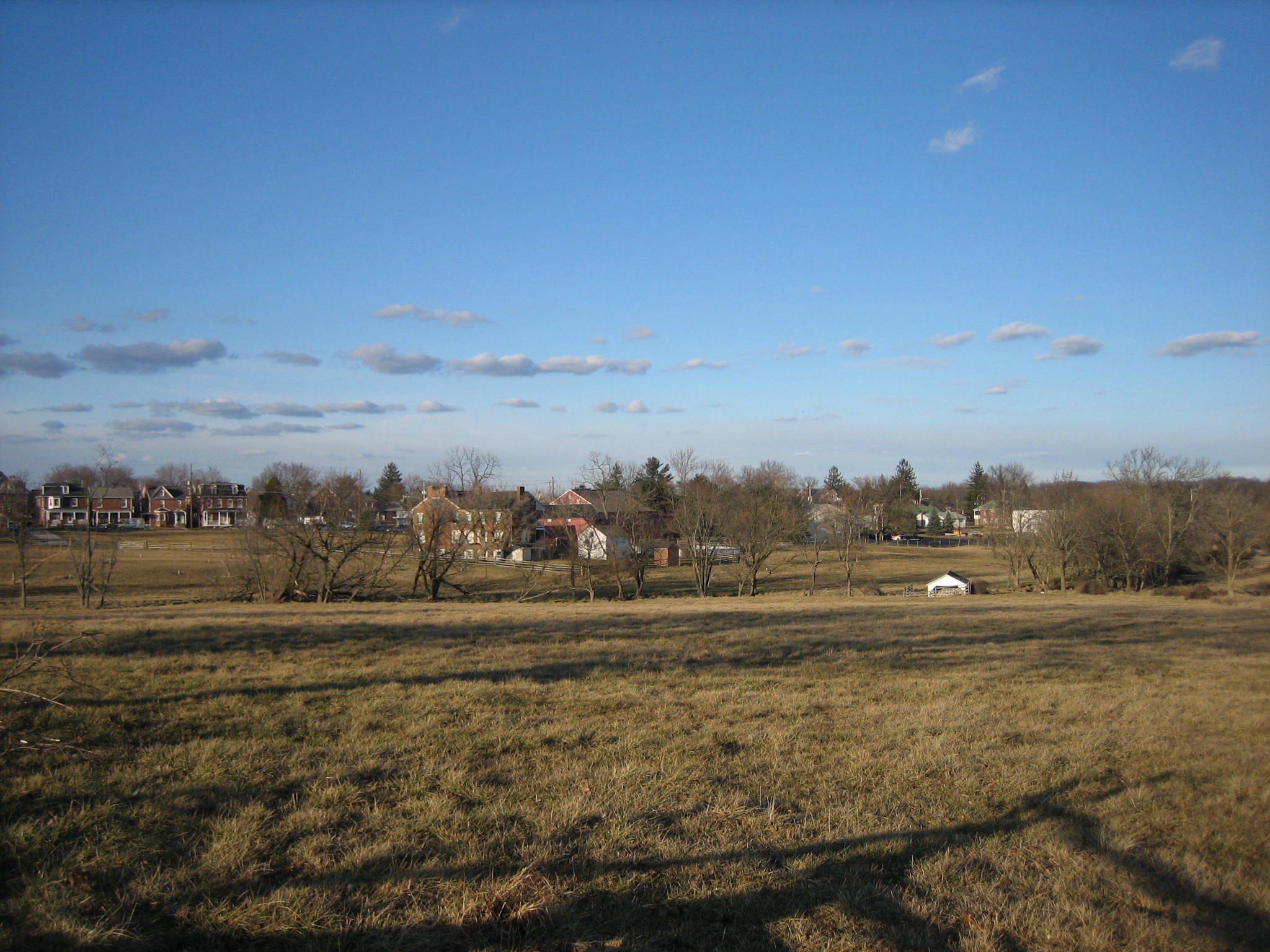 The Henry Culp Farm on a Cold, Windy, Wednesday Gettysburg Daily