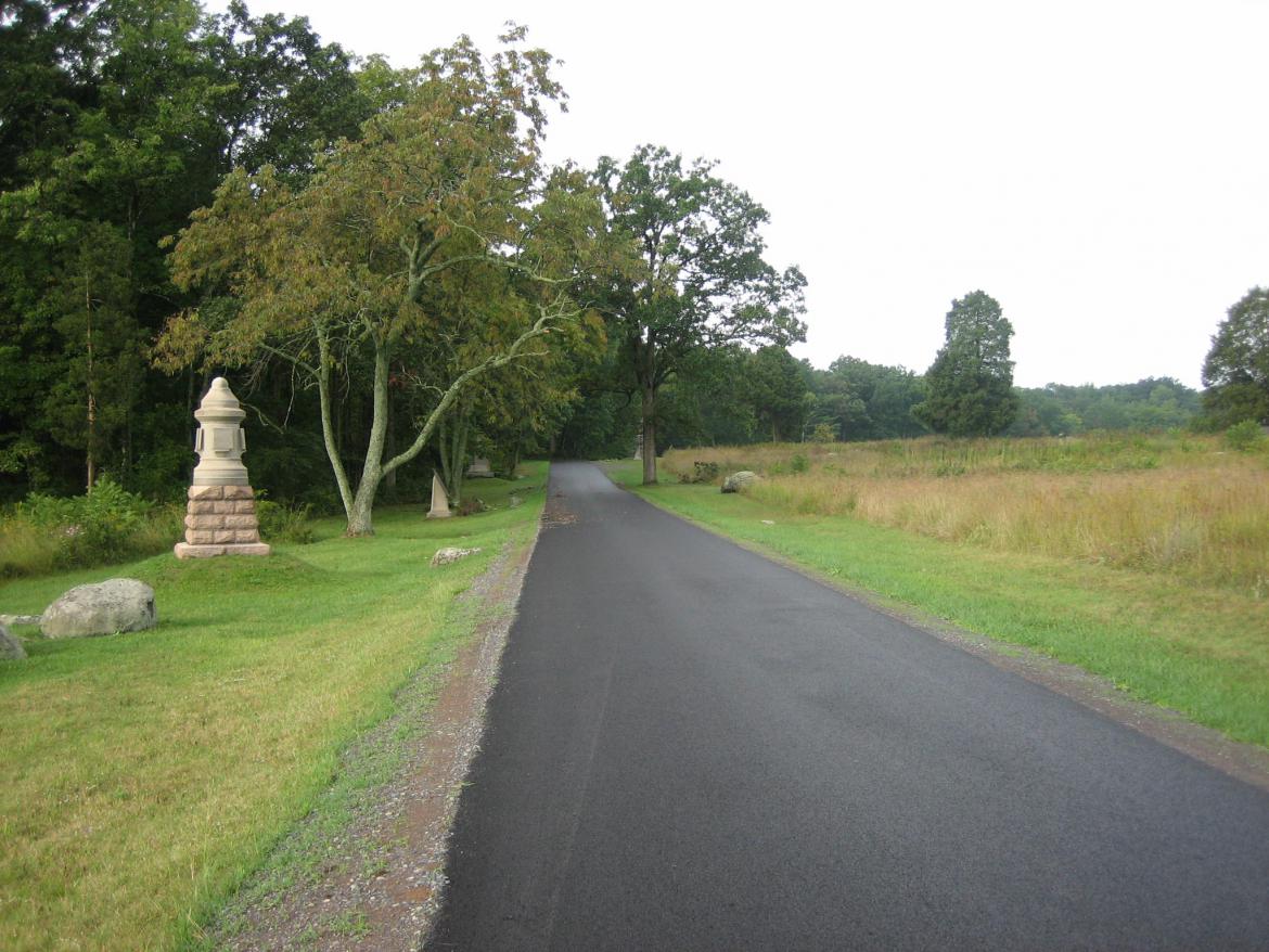 Slathering the Loop With Asphalt Gettysburg Daily