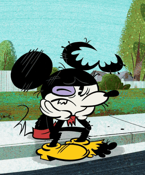 A flower for minnie mickey mouse 2010s GIF on GIFER by Blackcaster