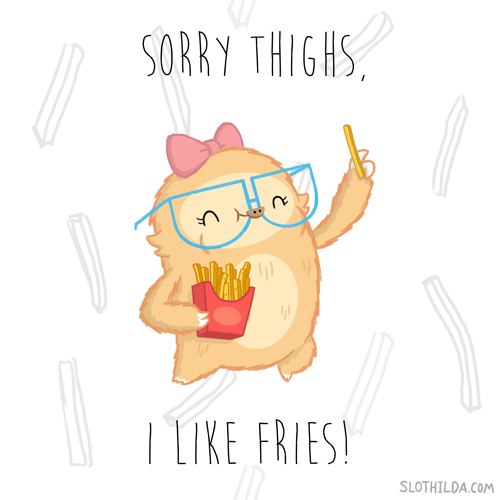 Gif Thigh Frenchfries Slothilda Animated Gif On Gifer By Frostsong