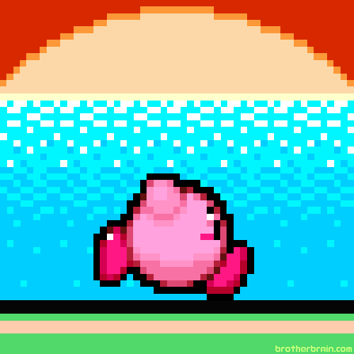 Kirby gaming GIF on GIFER by Dawndragon