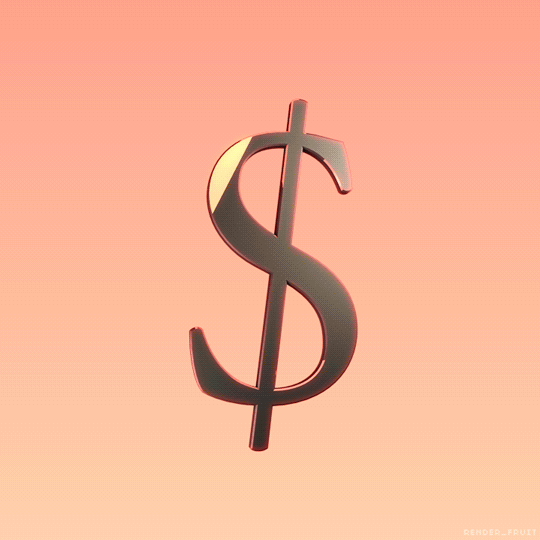 Tax day dollar sign GIF en GIFER de Brajinn