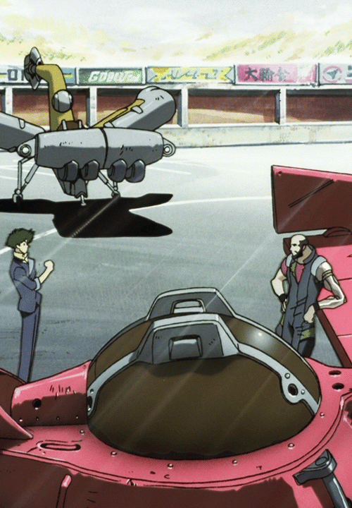 Spike spiegel swordfish ii hammer head GIF on GIFER by Purehammer