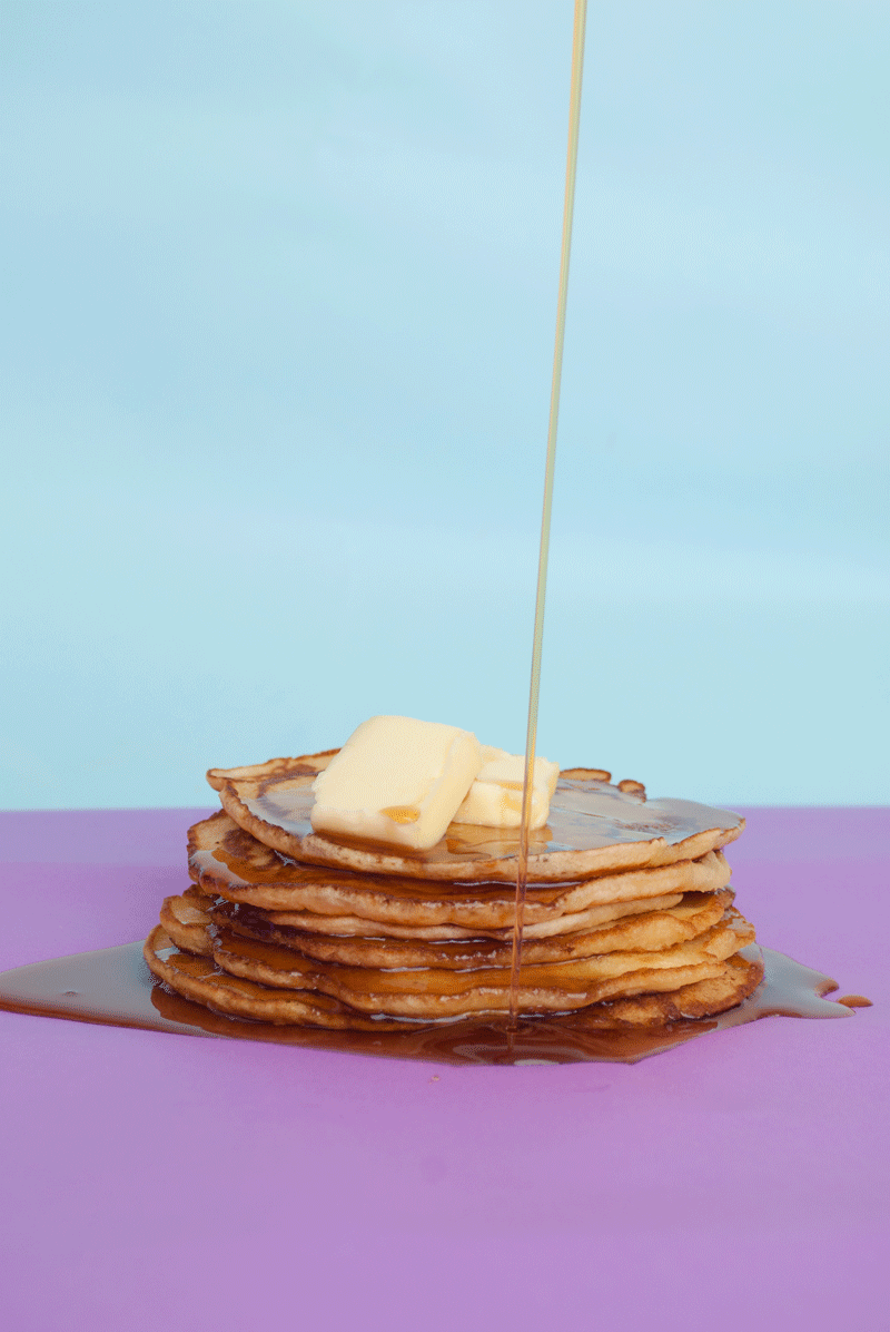 Maple syrup pancakes biteintolife GIF on GIFER by Hutus
