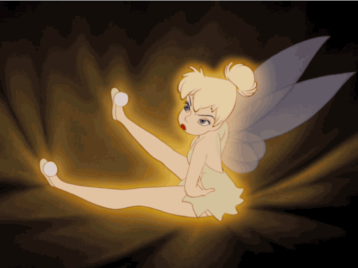 Tinker bell pixie dust disney GIF on GIFER by Dumuro