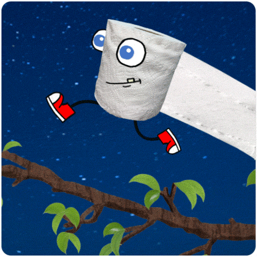 Toilet Paper Drone Gif toilet cartoon