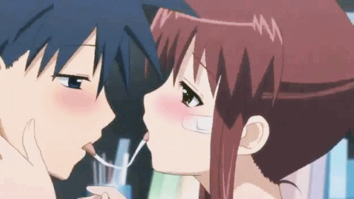 Anime kiss kiss x sis GIF on GIFER by Fesida
