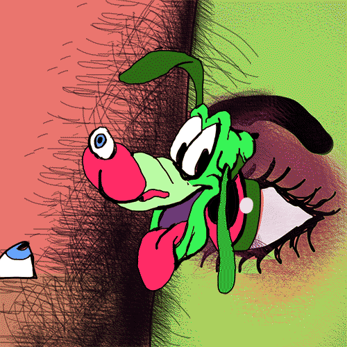 Digital art trippy GIF on GIFER by Beazelen