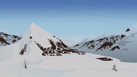 GIF snow berg avalanche animated GIF on GIFER by Ghorim
