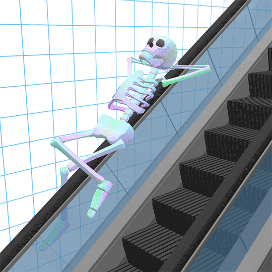Gif Going Down Entspannen Squelette Animated Gif On Gifer By Thetamand