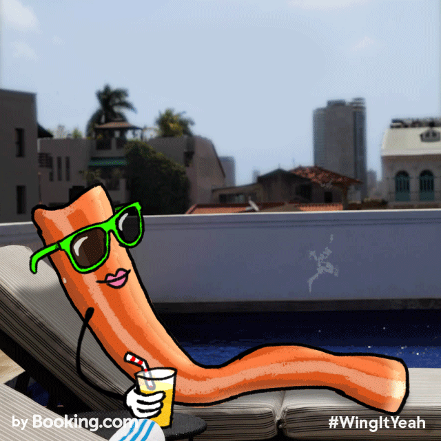 Bacon vacation wingit GIF on GIFER by Ghojurus