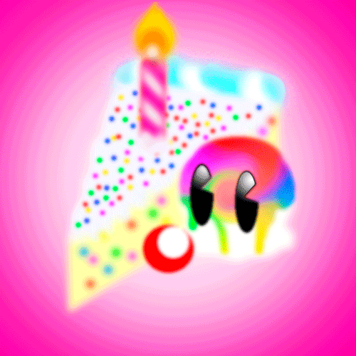 Dancing Unicorn Birthday Gif