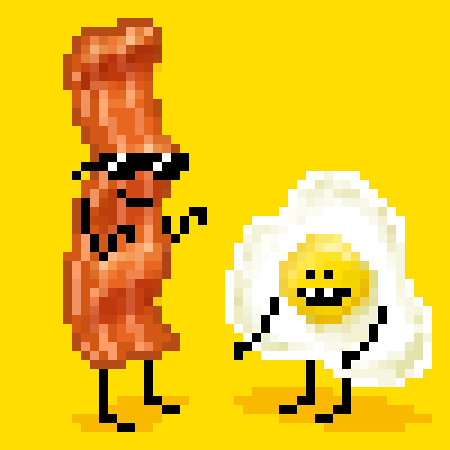 Bacon good morning GIF on GIFER by Malanadar