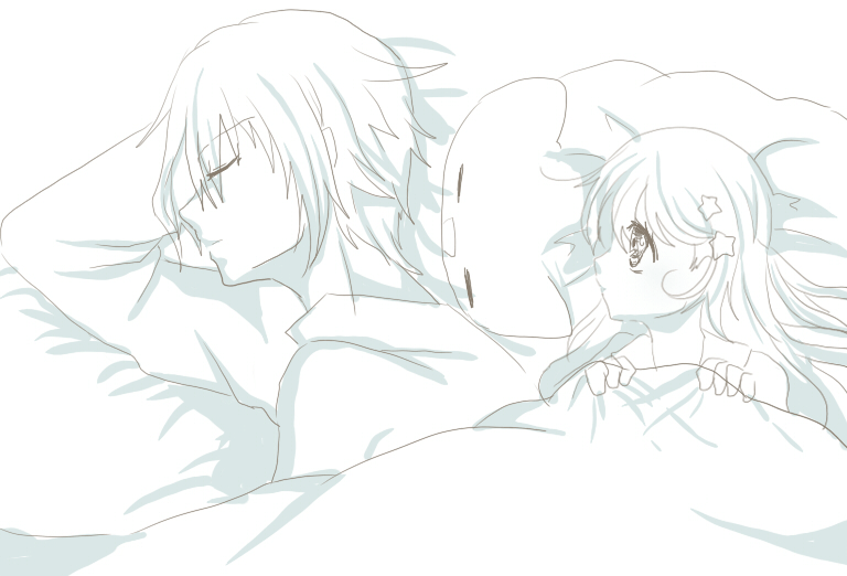 Anime Couple Sleeping Together Gif