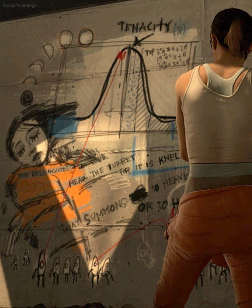 Portal 2 portal chell GIF on GIFER by Agamarana