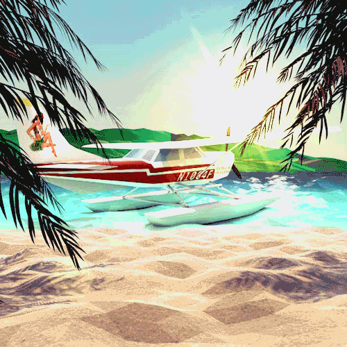 Island palm GIF on GIFER by Tholace