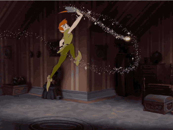 Peter pan pixie dust GIF on GIFER by Magore