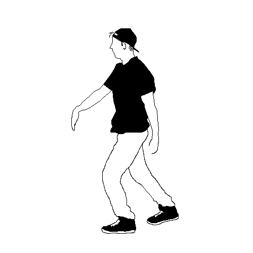 Walking cool transparent GIF on GIFER by Dagdalas