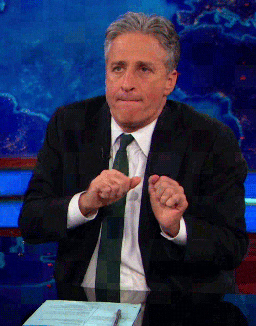 Television jon stewart daily show GIF on GIFER by Darn