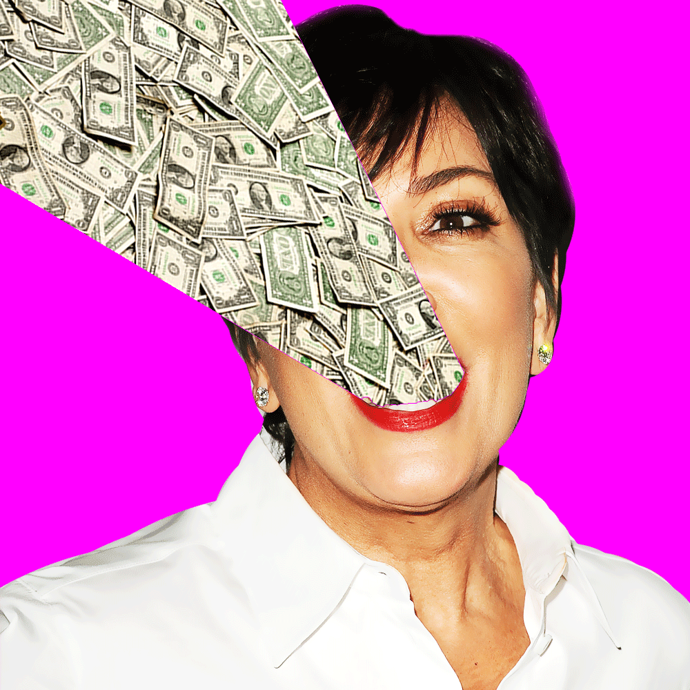 Dollar money kardashian GIF Find on GIFER