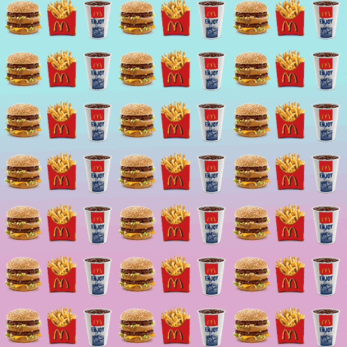 GIF mcdonalds vaporwave foodporn animated GIF on GIFER