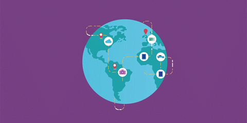 Gifka Tehnologii Iot Globus Gif Kartinka Skachat Animirovannyj Gif Na Gifer