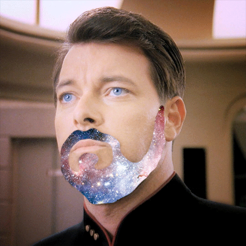 Beard riker god GIF Find on GIFER