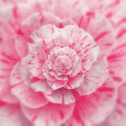 Hypnotic pink flower GIF Find on GIFER