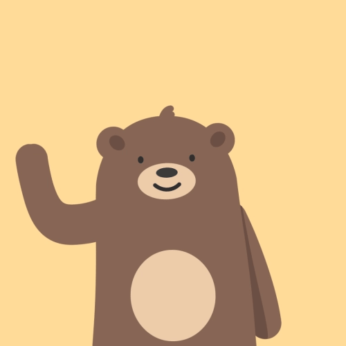 Bear hi animation GIF on GIFER by Dagrel