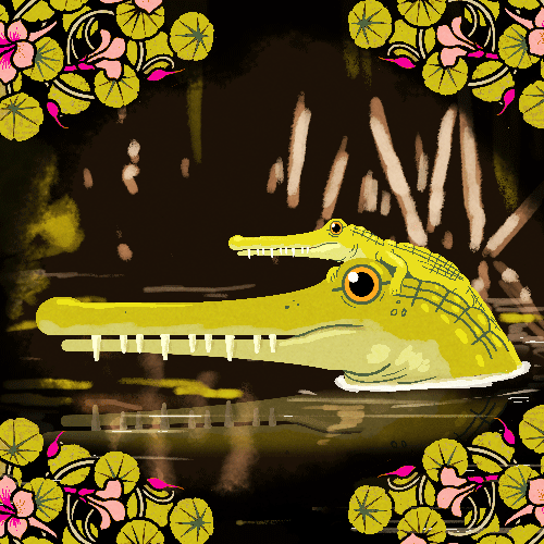 GIF crocodiles mom mother animated GIF on GIFER