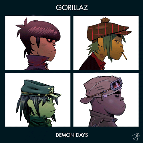 Gorillaz Fan Face Demon Days Gif Find On Gifer