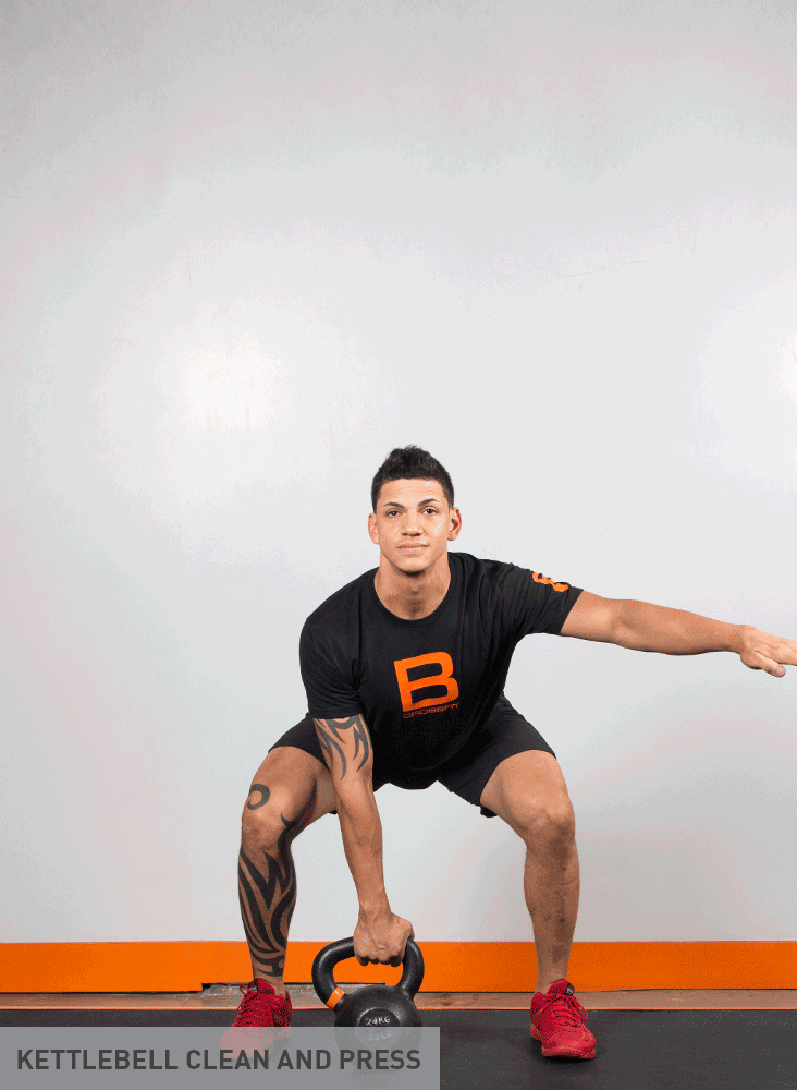 Kettlebell fitness workout GIF Find on GIFER