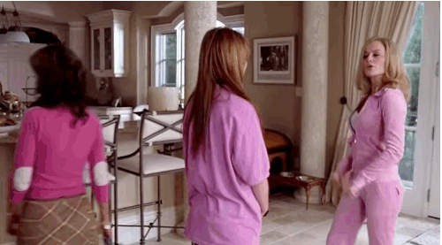 Mean Girls Pink Gif
