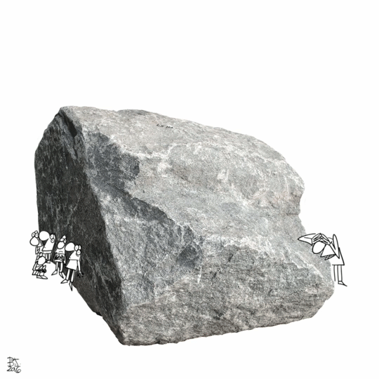 Animation cartoon rock GIF Find on GIFER
