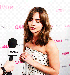 GIF interview jenna louise coleman jenna coleman - animated GIF on GIFER