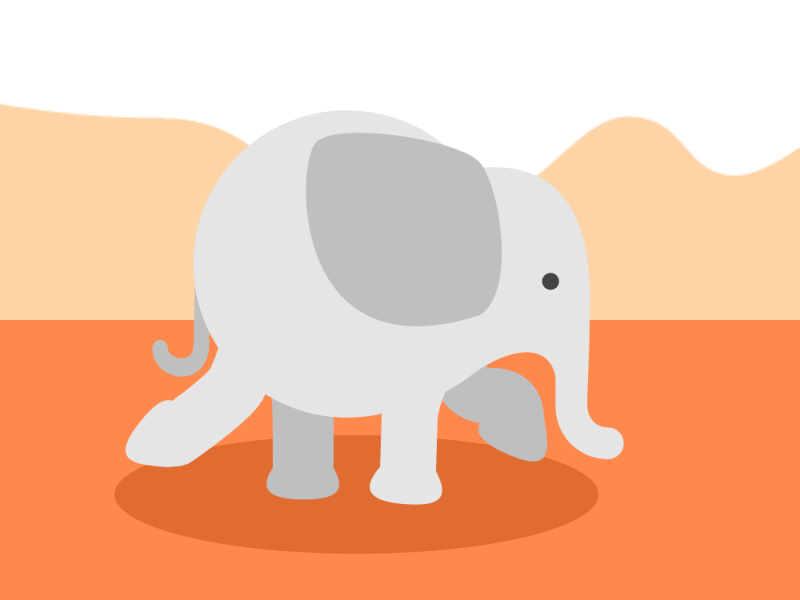 Animated Elephant Gif