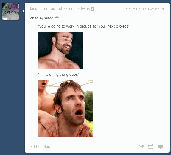 Stupid group project GIF Find on GIFER