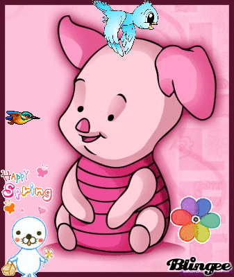 Happy Piglet Gif