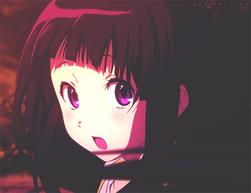 Beautiful anime hyouka anime hyouka GIF Find on GIFER