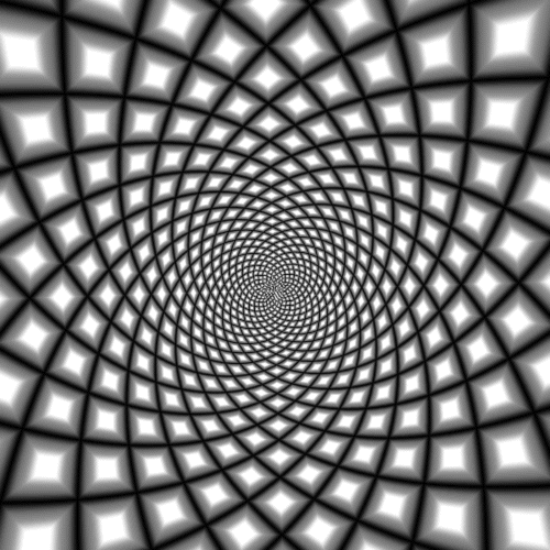 Mandala pattern black and white GIF Find on GIFER