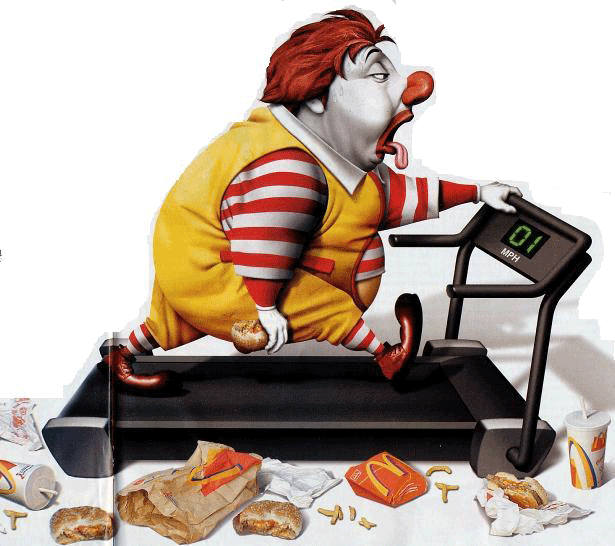 Ronald mcdonald GIF Find on GIFER