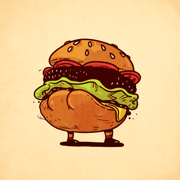 GIF burger animated GIF on GIFER