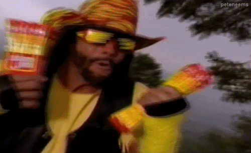 Macho Man Randy Savage Slim Jim Gif picbite