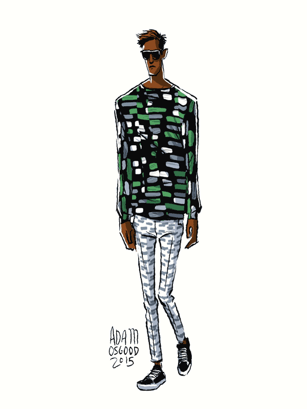 Illustration men fashion GIF Find on GIFER