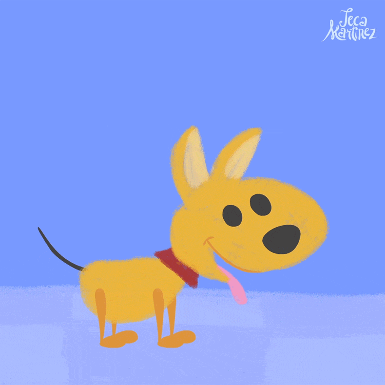 Happy happy dog animation GIF Find on GIFER