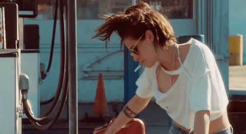 The rollings stones kristen stewart music video GIF on GIFER by Meztinris