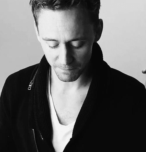 GIF black and white tom hiddleston loki animated GIF on GIFER by Ganris