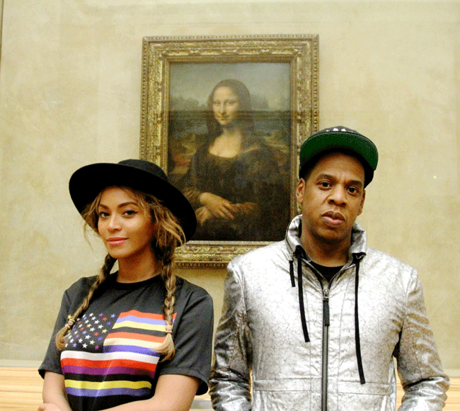 Leonardo da vinci beyonce jay z GIF on GIFER by Kerarana